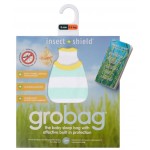 Grobag with Insect Shield - Mint Stripe (0.5 tog) - 0-6 months - The Gro Company - BabyOnline HK