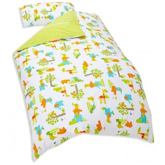 Gro To Bed Unique Zip-In Bedding Set (Cot Bed) - Jolly Jungle