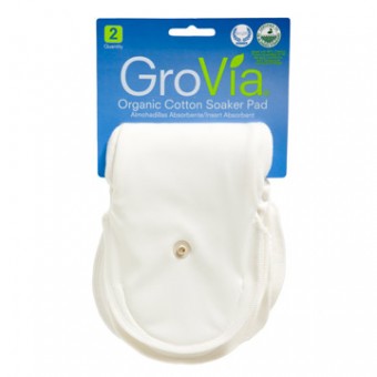 Organic Cotton Soaker Pads (pack of 2)