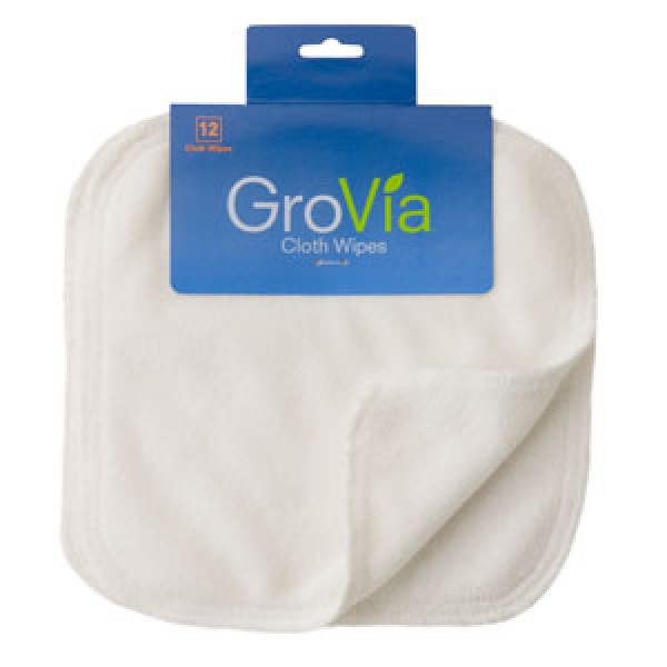 Reusable Cloth Wipes (12 pieces) - GroVia™ - BabyOnline HK