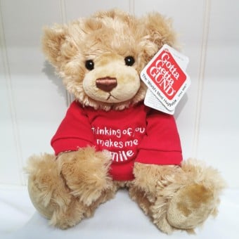 Message Bear 'Thinking of you makes me Smile'