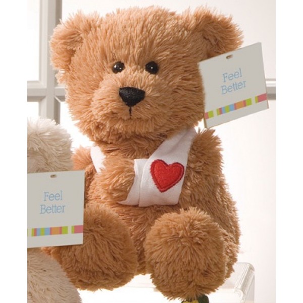 Feel Better Teddy Bear with Arm Sling - GUND - BabyOnline HK