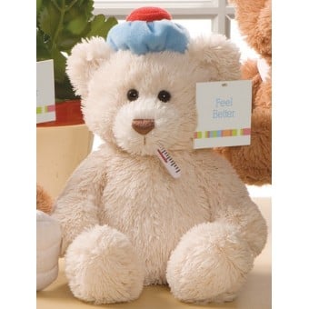 Feel Better Teddy Bear with Ice Pack