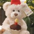 Happy Birthday Teddy Bear with Cup Cake
