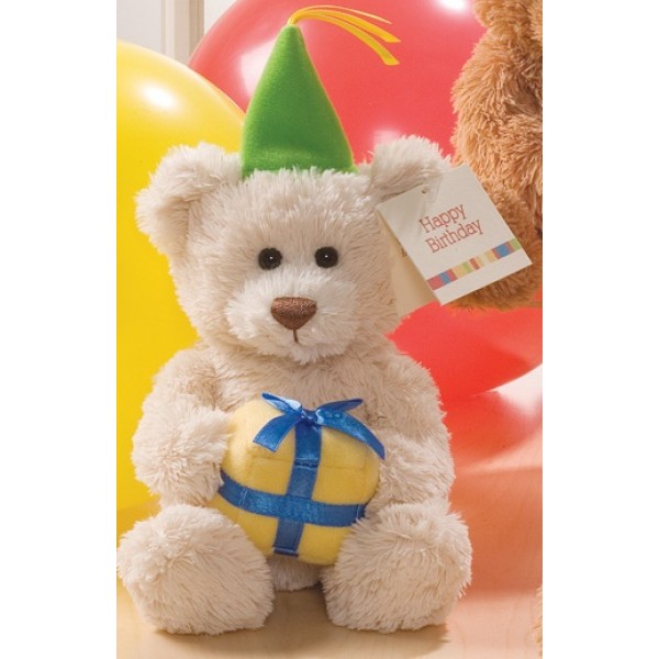 Happy Birthday Teddy Bear with Present - GUND - BabyOnline HK