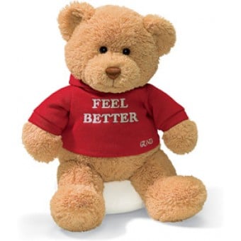 GUND - Message Bear 'Feel Better'