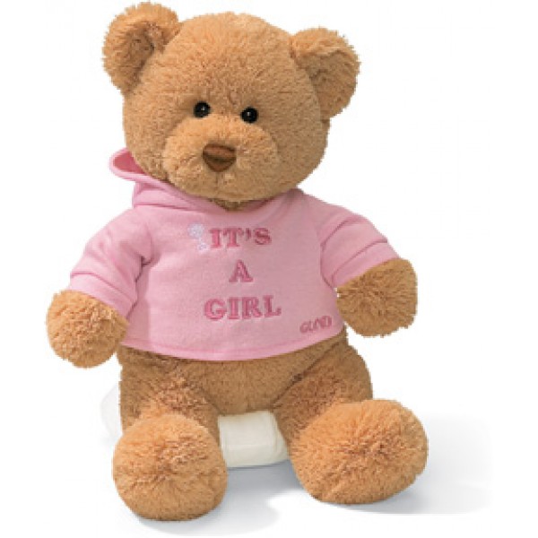 Message Bear 'It's a Girl' - GUND - BabyOnline HK