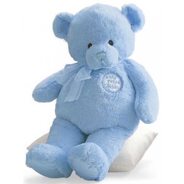 My First Teddy - Blue (Large) - GUND - BabyOnline HK