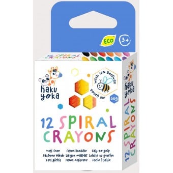 Haku Yoka - Spiral Crayons (Pack of 12)