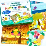 Pattern Block Puzzle Set - Seasons & Weather - Hand2Mind - BabyOnline HK