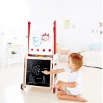Create and Display Adjustable Wooden Art Easel with Storage - Hape - BabyOnline HK
