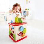 Pepe & Friends Wooden Activity Cube and Center - Hape - BabyOnline HK