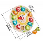 Chunky Clock Puzzle - Hape - BabyOnline HK