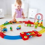 Rainbow Puzzle Railway - Hape - BabyOnline HK