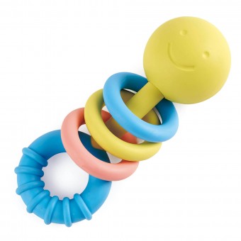 Japanese Rice Made - Rattling Rings Teether