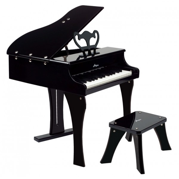 Early Melodies Happy Grand Piano (Black) - Hape