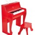 Hape - Learn with Lights Red Piano with Stool [E0630]