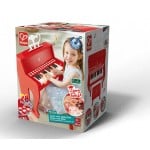 Hape - Learn with Lights Red Piano with Stool [E0630] - Hape - BabyOnline HK