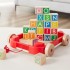 Pull Along Cart with Stacking Blocks