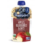 有機蘋果、藍莓、燕麥 113g - Happy Baby - BabyOnline HK