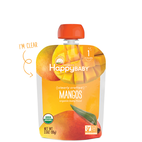 Organic Mangos 99g - Happy Baby - BabyOnline HK