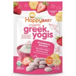 Organic Greek Yogis - Yogurt & Fruits Snacks (Strawberry Banana) - Happy Baby - BabyOnline HK