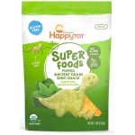 Puffed Ancient Dino Snack - Organic Kale, Spinach & Cheddar 42g - Happy Baby - BabyOnline HK