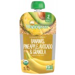 Organic Bananas, Pineapple, Avocado & Granola 113g - Happy Baby - BabyOnline HK
