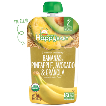 Organic Bananas, Pineapple, Avocado & Granola 113g