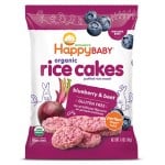 Happy Baby - Organic Rice Cakes (Blueberry & Beet) 40g - Happy Baby - BabyOnline HK
