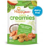 Organic Creamies - Apple, Spinach, Pea & Kiwi 28g - Happy Baby - BabyOnline HK
