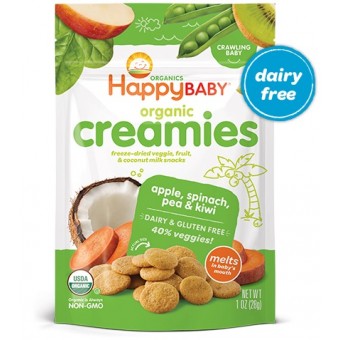 Organic Creamies - Apple, Spinach, Pea & Kiwi 28g