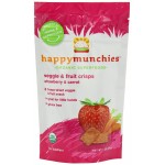 Organic Veggie & Fruit Crisps - Strawberry & Carrot 28g - Happy Baby - BabyOnline HK
