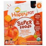 Organic Apples, Sweet Potato, Carrots, Cinnamon + Super Chia 120g [Pack of 4] - Happy Baby - BabyOnline HK