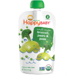 Organic Broccoli, Pears & Peas 113g [Pack of 4] - Happy Baby - BabyOnline HK