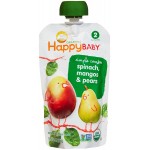 Organic Spinach, Mangos & Pears 113g [Pack of 4] - Happy Baby - BabyOnline HK