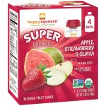 Super Organic - Apple, Strawberry & Guava 90g [Pack of 4] - Happy Baby - BabyOnline HK