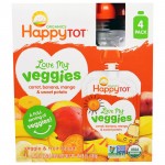 Organic Carrot, Banana, Mango & Sweet Potato 120g [Pack of 4] - Happy Baby - BabyOnline HK