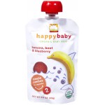 Organic Baby Food - Stage 2 (Banana, Beet & Blueberry) 99g - Happy Baby - BabyOnline HK