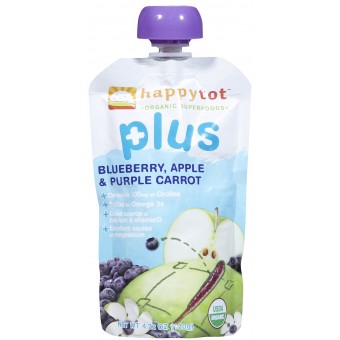 happytot plus - Blueberry, Apple & Purple Carrot  120g [NEW]