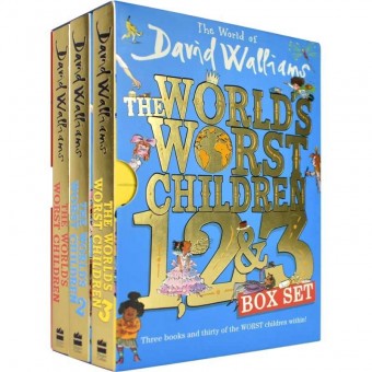 David Walliams - Worlds Worst Children Collection 3 Books Set