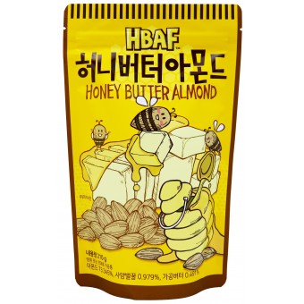 HBAF - Dry Roasted Honey Butter Almond 210g