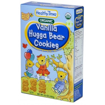 Organic Hugga Bear Cookies (Vanilla) 182g
