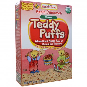Organic Teddy Puff (Apple Cinnamon) 156g 