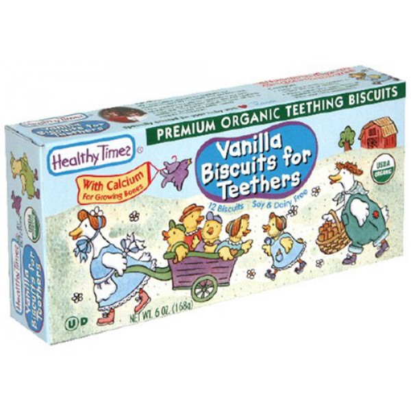 Vanilla Biscuits for Teethers 168g - Healthy Times - BabyOnline HK