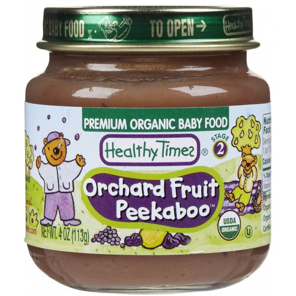 Organic Orchard Fruit Peekaboo 113g - Healthy Times - BabyOnline HK