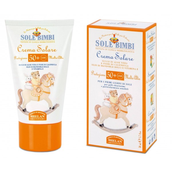 Sole Bimbi - Sun Care Cream SPF50+ 50ml - Helan - BabyOnline HK