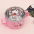 Hello Kitty - 不鏽鋼內膽飯碗連蓋