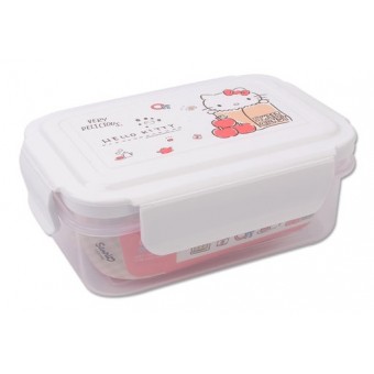 Hello Kitty - Food Container (White Lid) 480ml