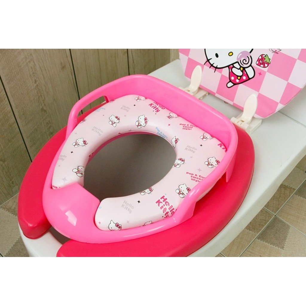  Hello  Kitty  Toilet  Training Board Soft Seat  Pink with 